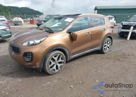 2017 Kia Sportage Sx Turbo z USA, uszkodzony, nr VIN KNDPRCA6XH7205434